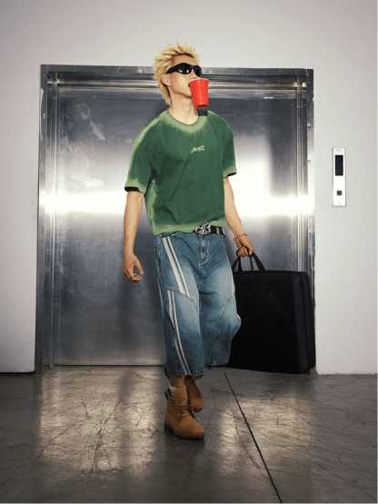 Aelfric Eden Boxy Graphic Washed Tee