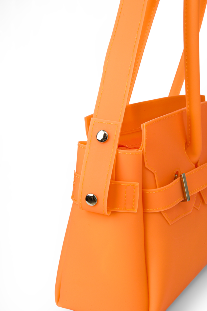 JELLY TWO-WAY BAG IN ORANGE
