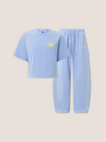 Cloud Cropped Sweat Set