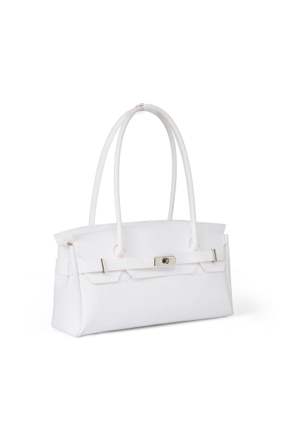 JELLY TWO-WAY BAG IN WHITE