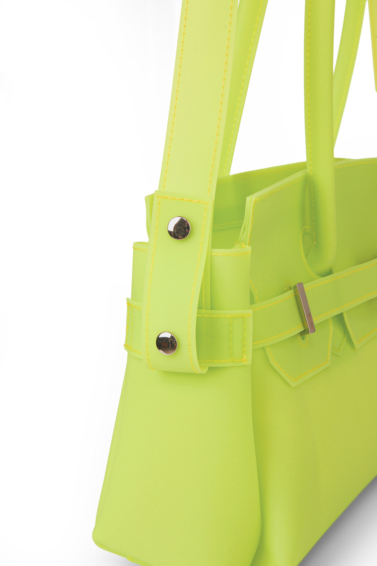 JELLY TWO-WAY BAG IN LIGHT YELLOW