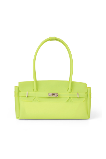 JELLY TWO-WAY BAG IN LIGHT YELLOW
