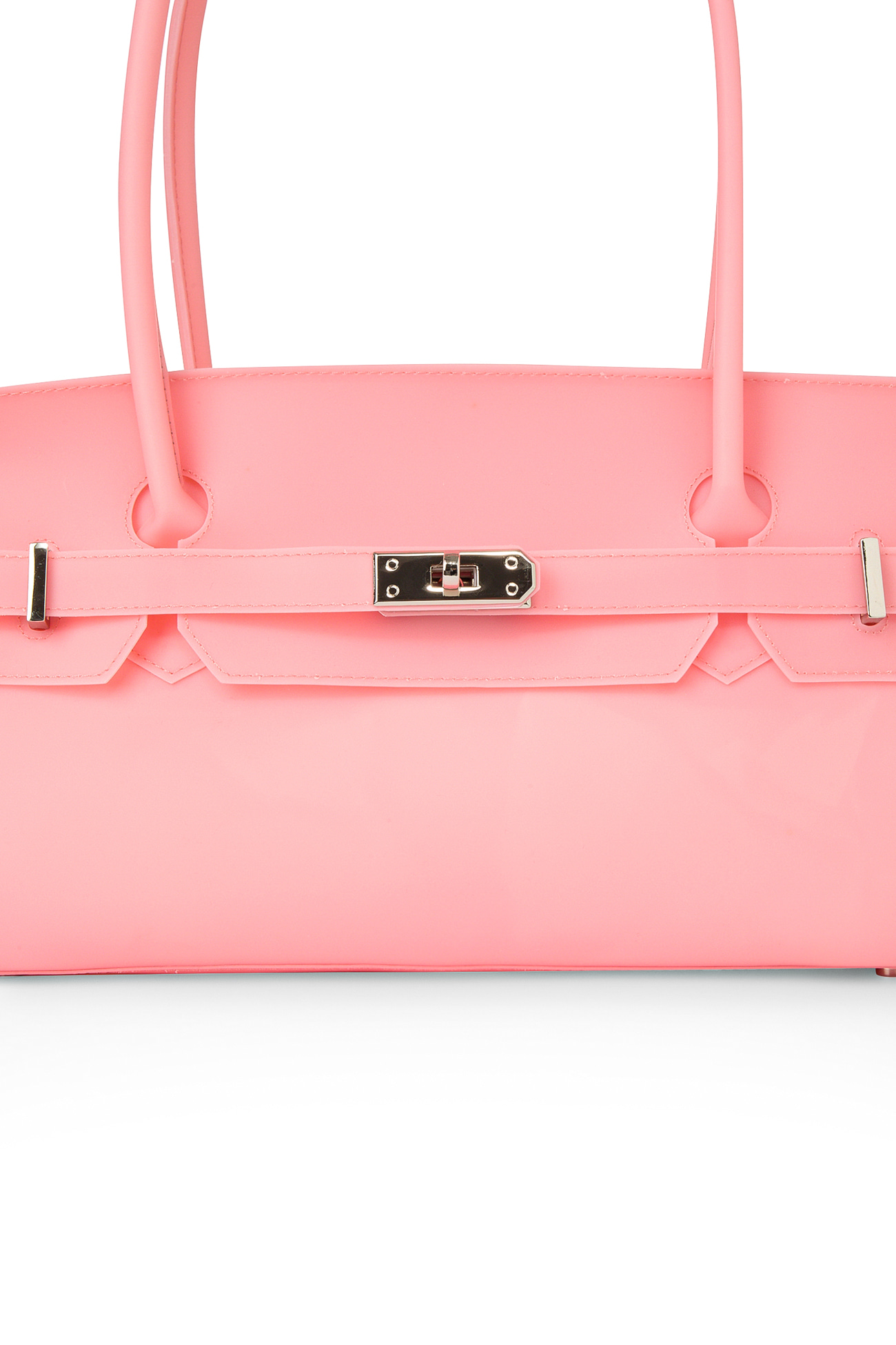 JELLY TWO-WAY BAG IN DEEP PINK