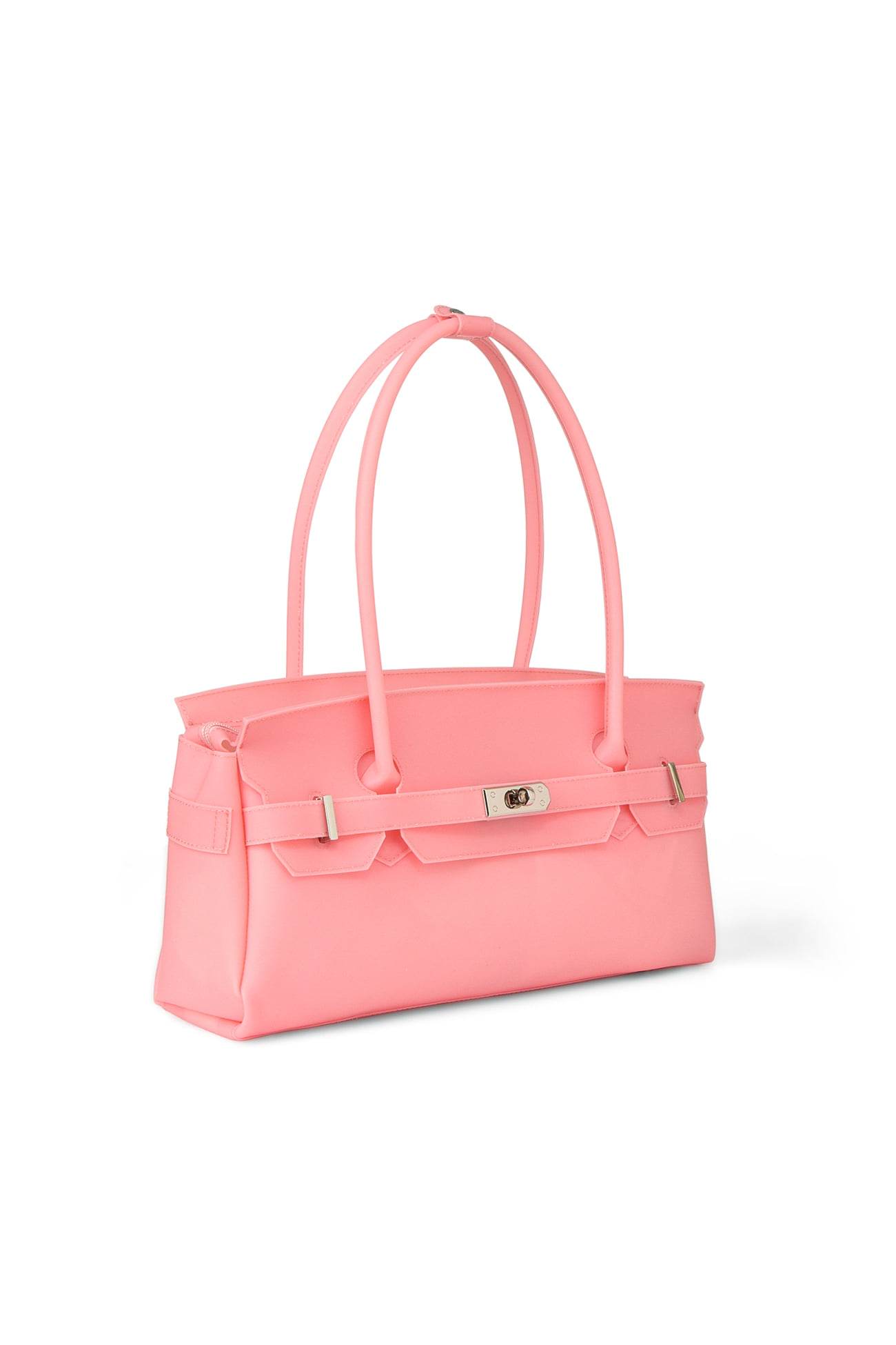 JELLY TWO-WAY BAG IN DEEP PINK
