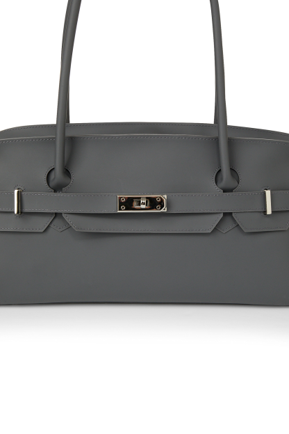 JELLY TWO-WAY BAG IN CHARCOAL