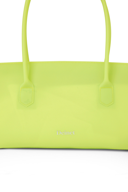 JELLY TWO-WAY BAG IN LIGHT YELLOW