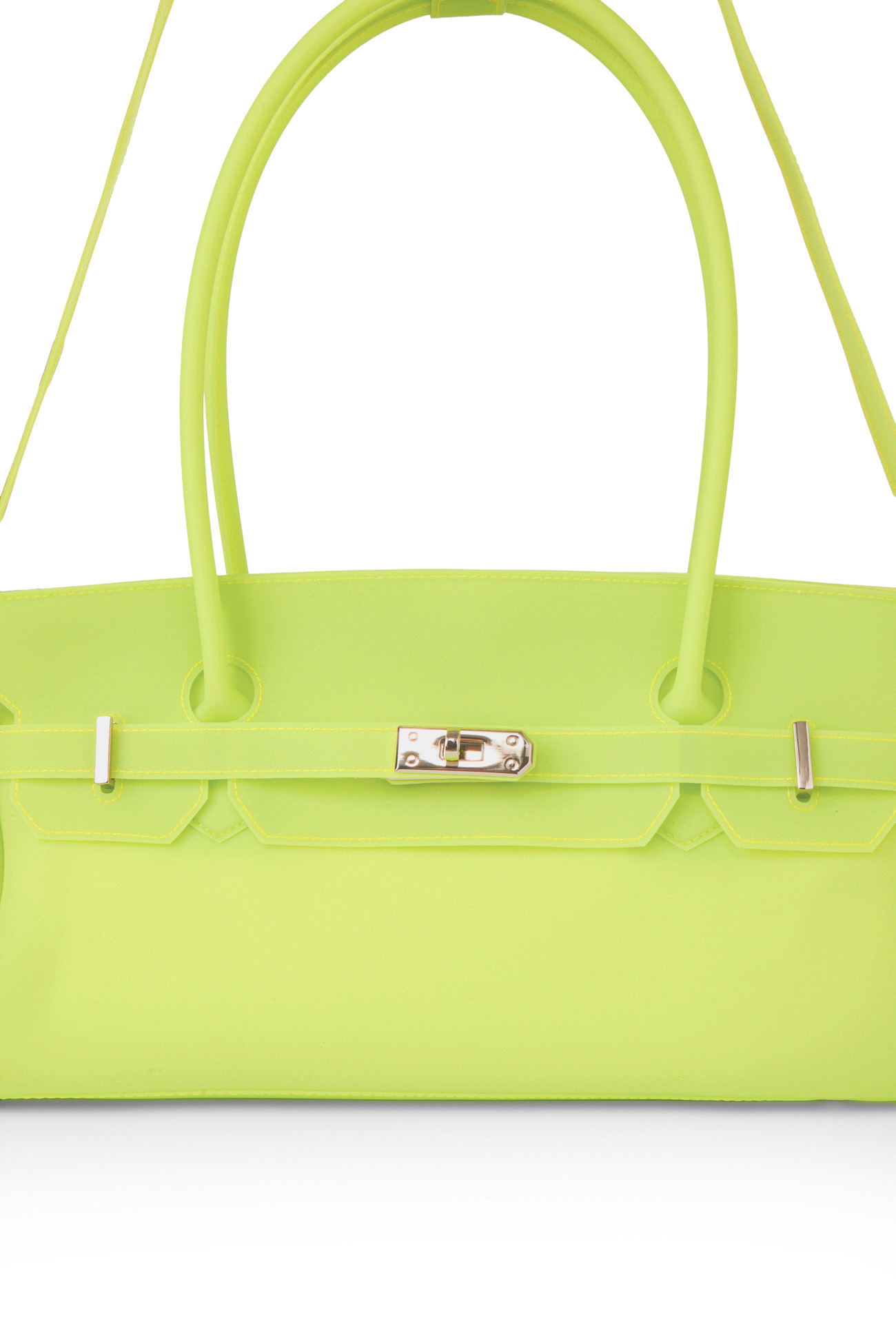 JELLY TWO-WAY BAG IN LIGHT YELLOW