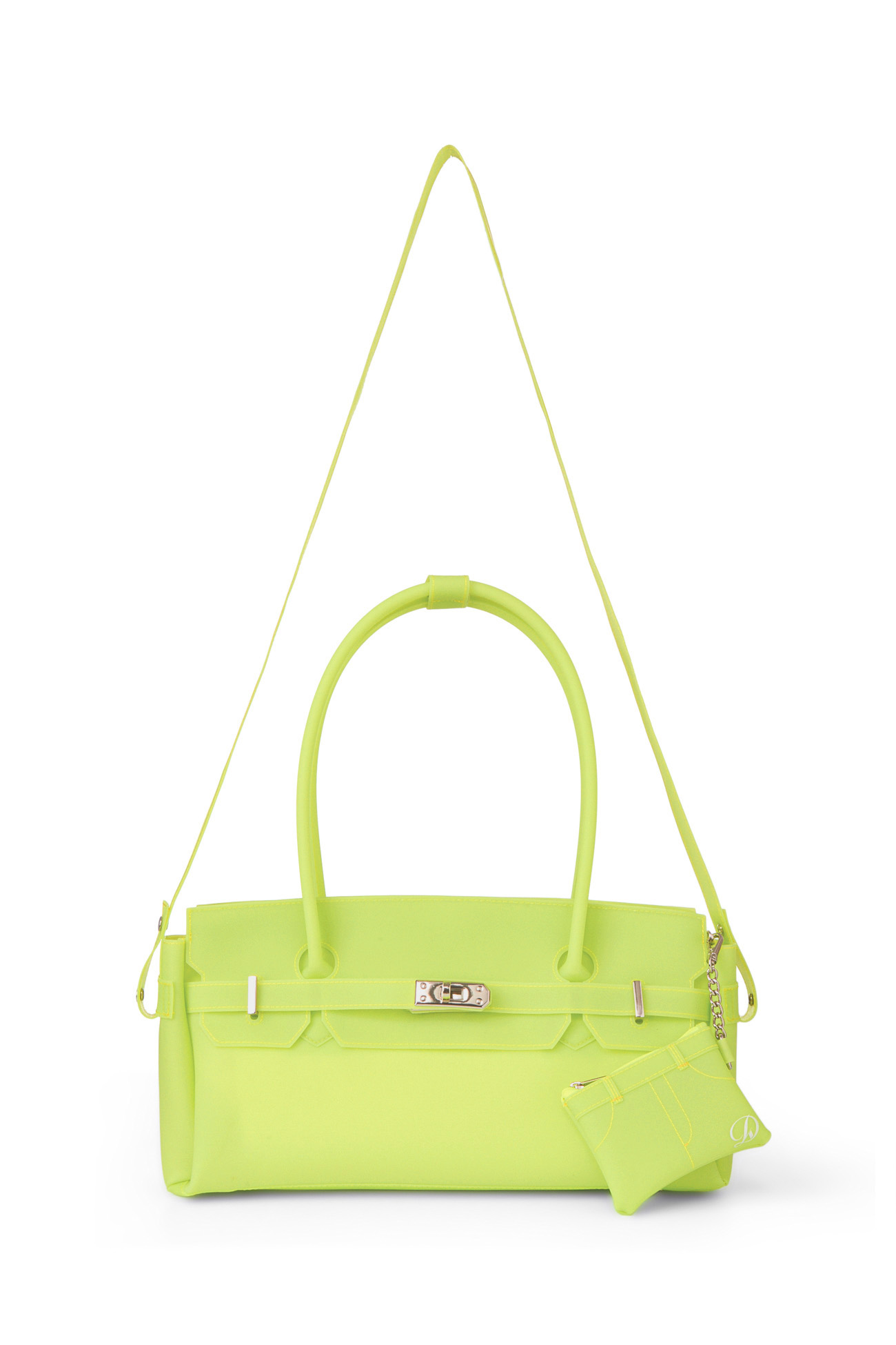 JELLY TWO-WAY BAG IN LIGHT YELLOW