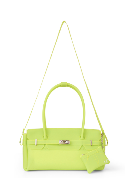 JELLY TWO-WAY BAG IN LIGHT YELLOW