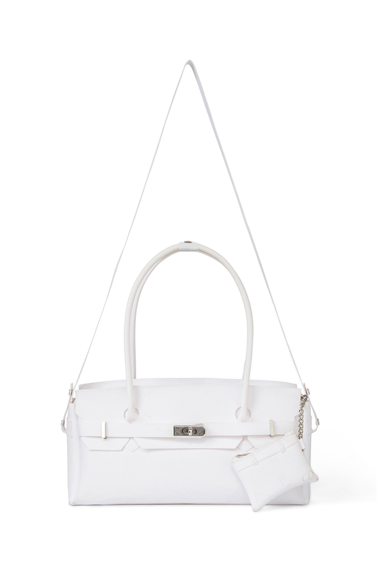 JELLY TWO-WAY BAG IN WHITE