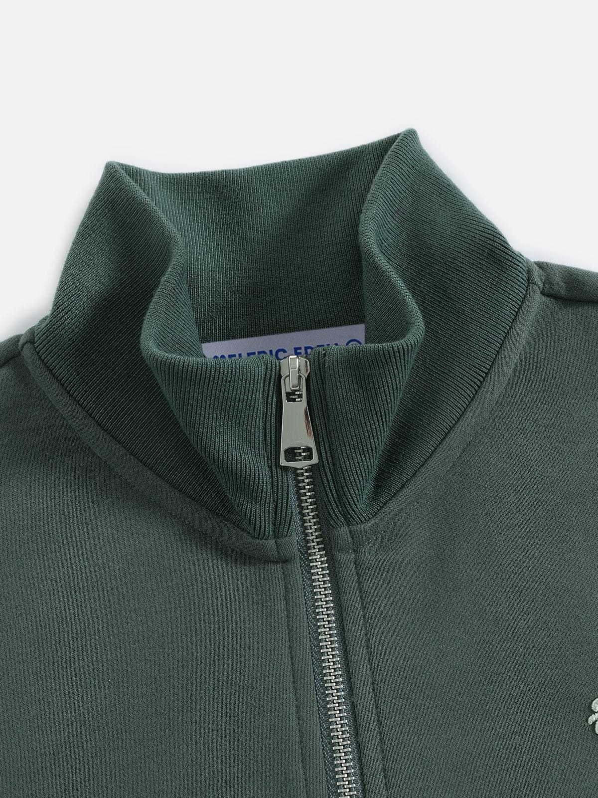Aelfric Eden Peach Graphic Boxy Zip Up Sweatshirt