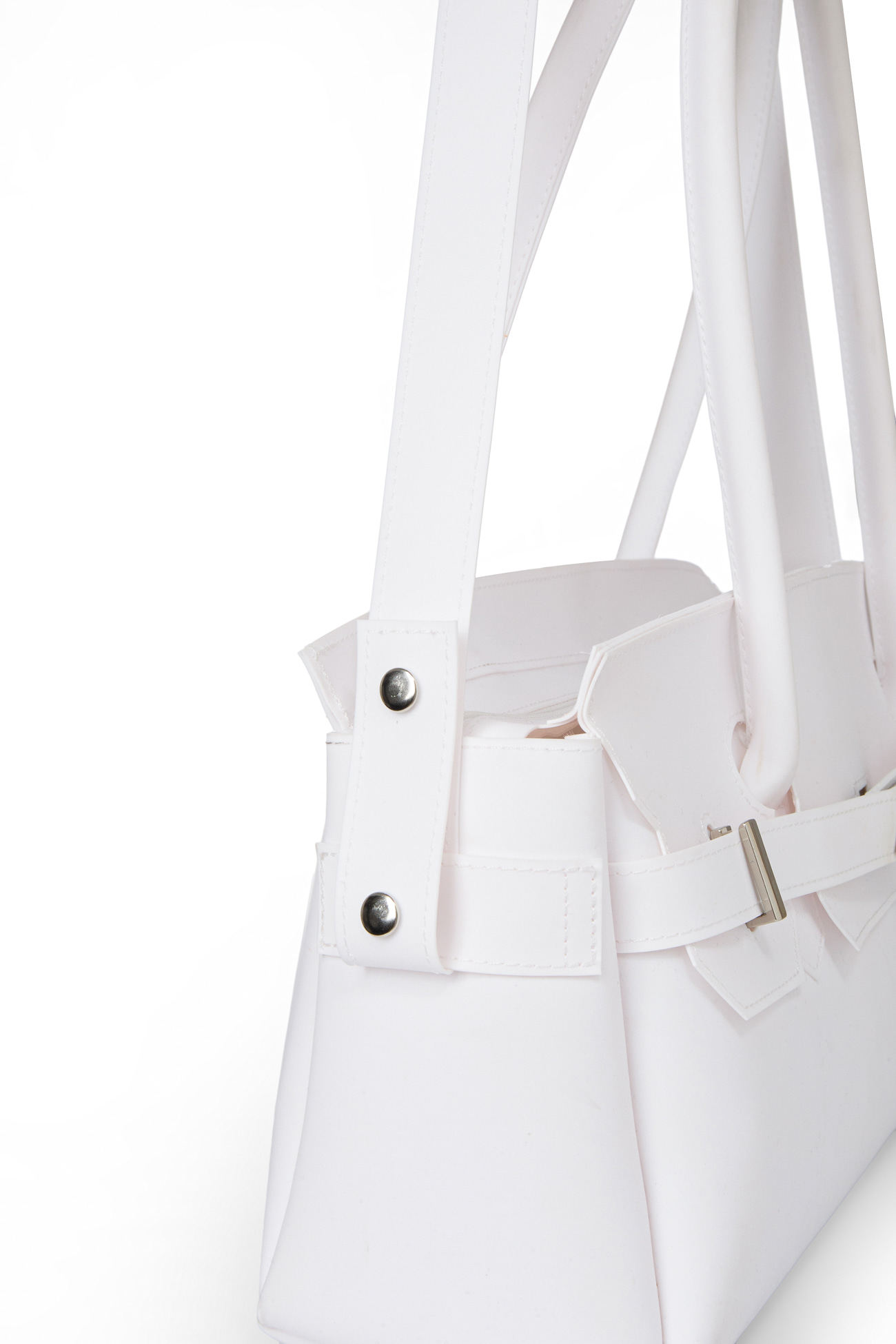 JELLY TWO-WAY BAG IN WHITE