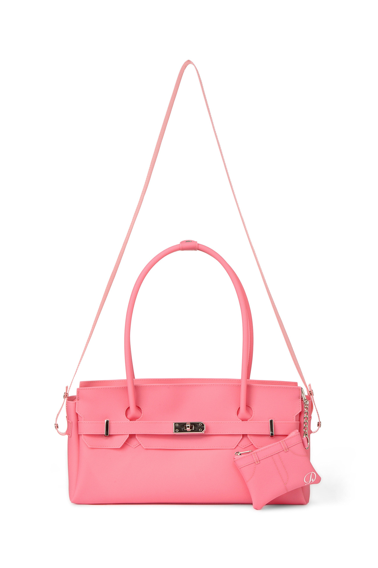 JELLY TWO-WAY BAG IN CORAL
