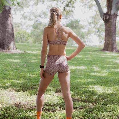 IMPI High Waist Bike Shorts - Africa