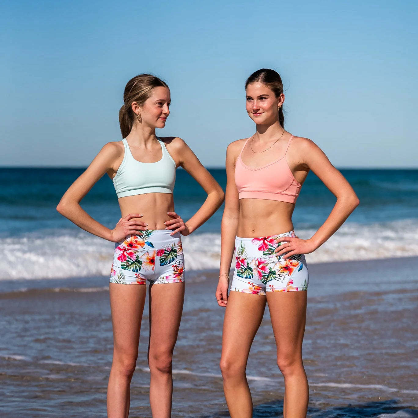 IMPI Loop Girls Crop Top - Seafoam
