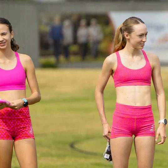 IMPI High Waist Bike Shorts- Neon Leopard