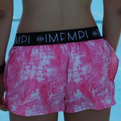 IMPI Girls Split Leg Running Short - Jaded Pink