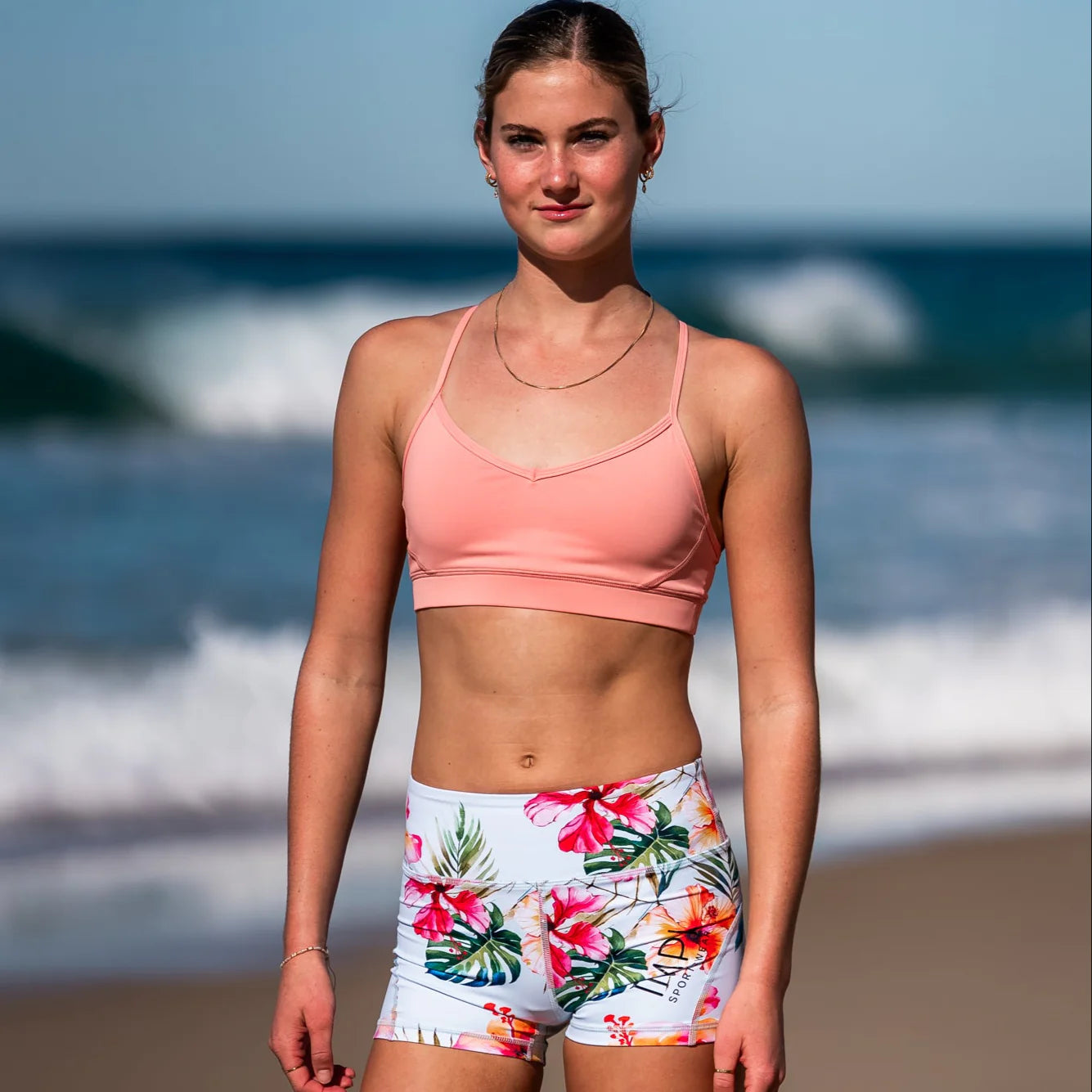 IMPI High Waist Bike Shorts - Maui