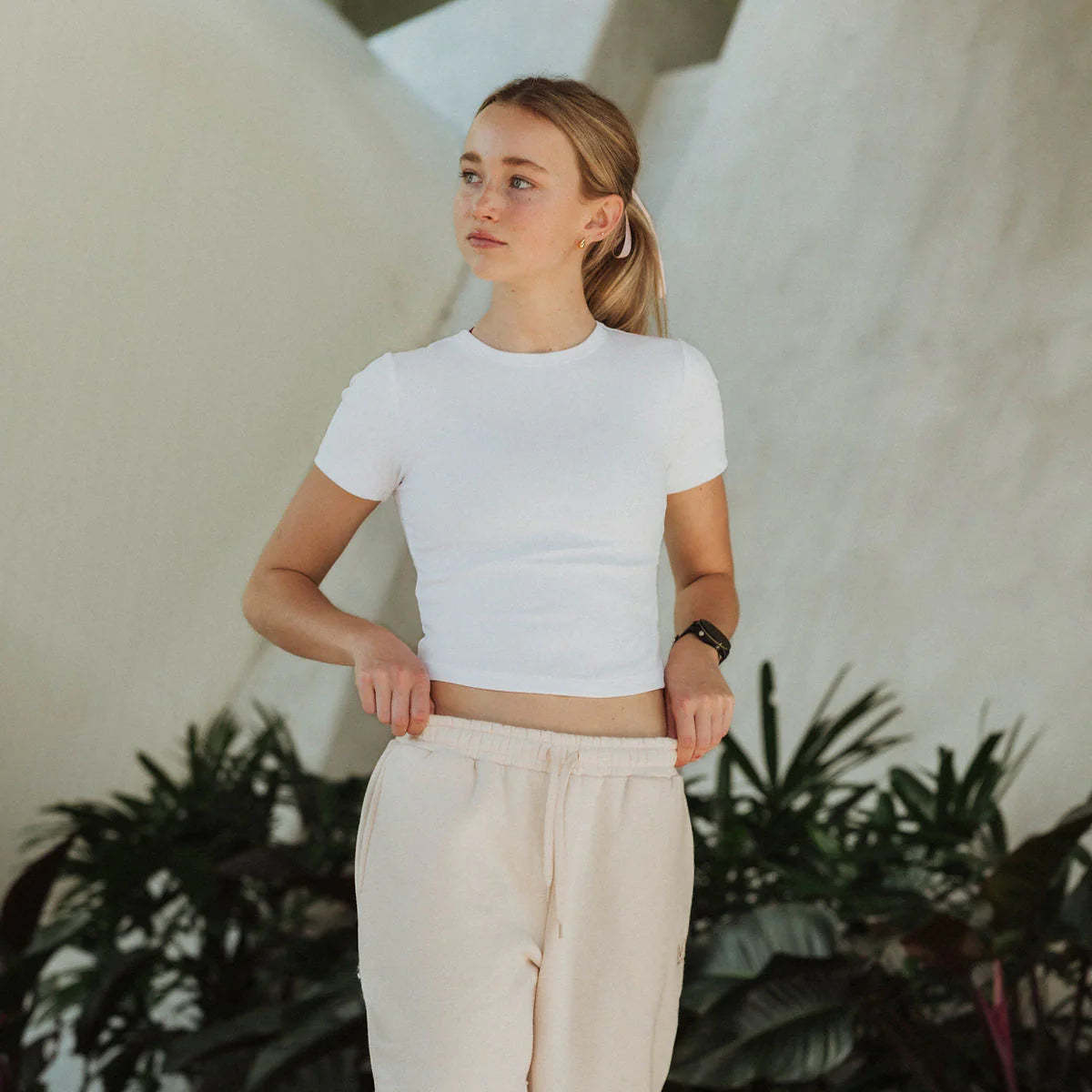 IMPI Fitted Cotton Tee — White