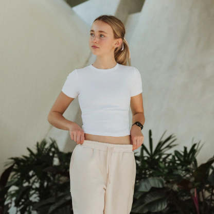 IMPI Fitted Cotton Tee — White