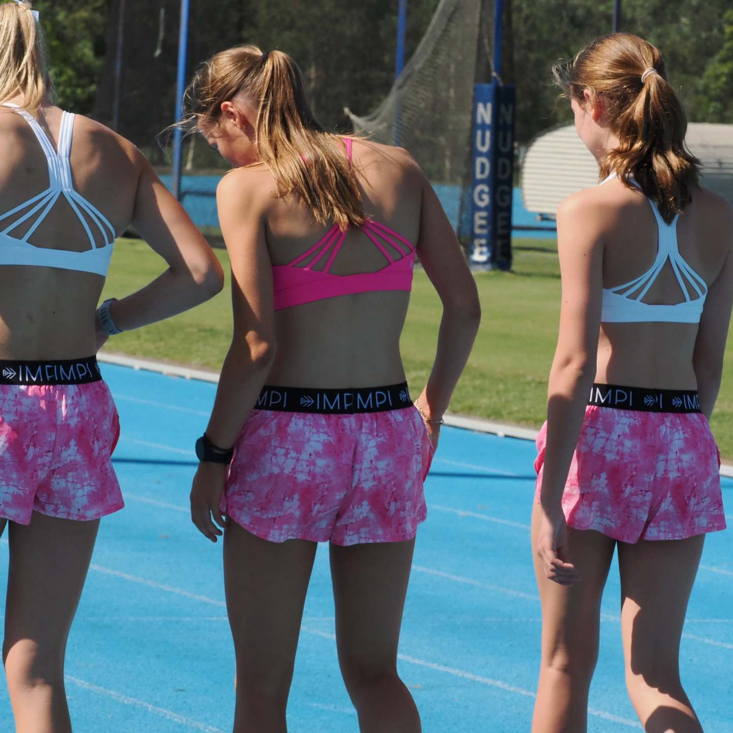 IMPI Girls Split Leg Running Short - Jaded Pink