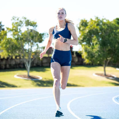 IMPI High Waist Bike Shorts - Navy