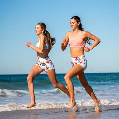 IMPI High Waist Bike Shorts - Maui