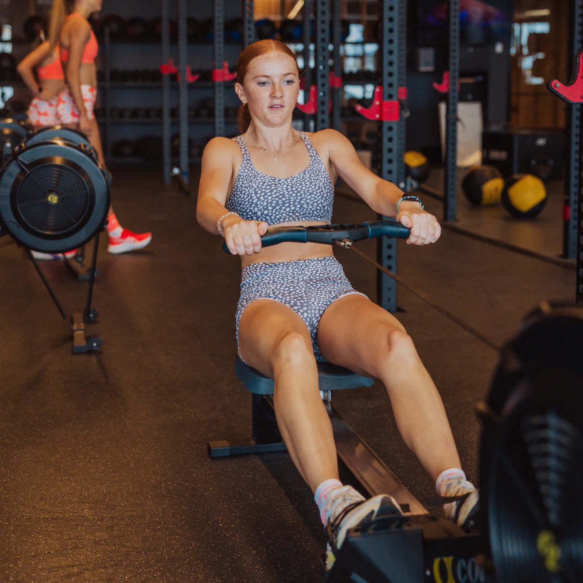 IMPI Strappy Girls Crop Top - Grey Tracks
