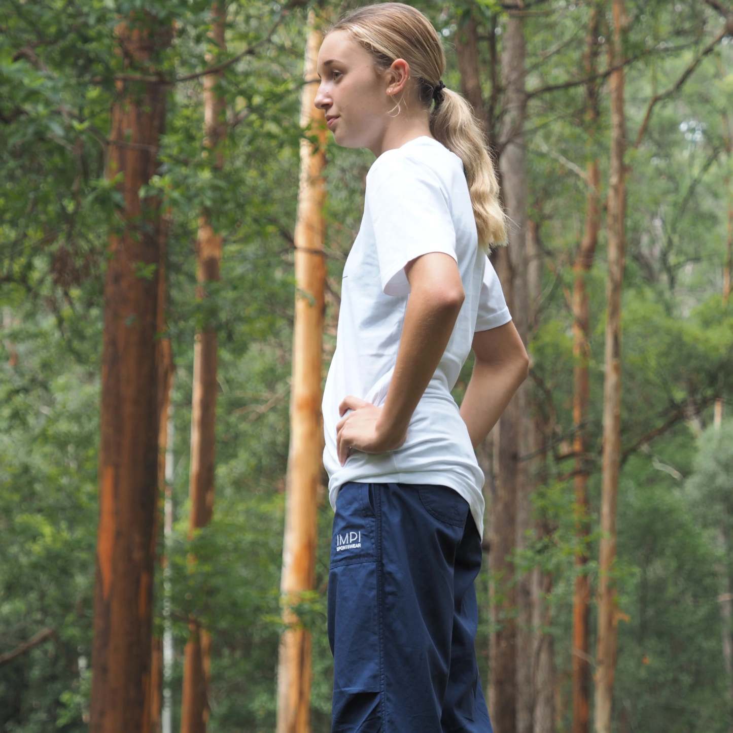 IMPI Unisex Cotton Tee - White