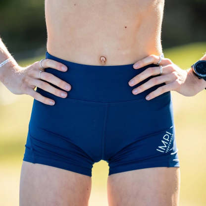 IMPI High Waist Bike Shorts - Navy