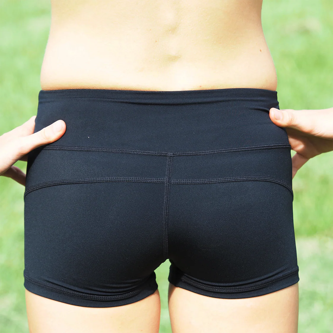 IMPI High Waist Bike Shorts - Black 1.0