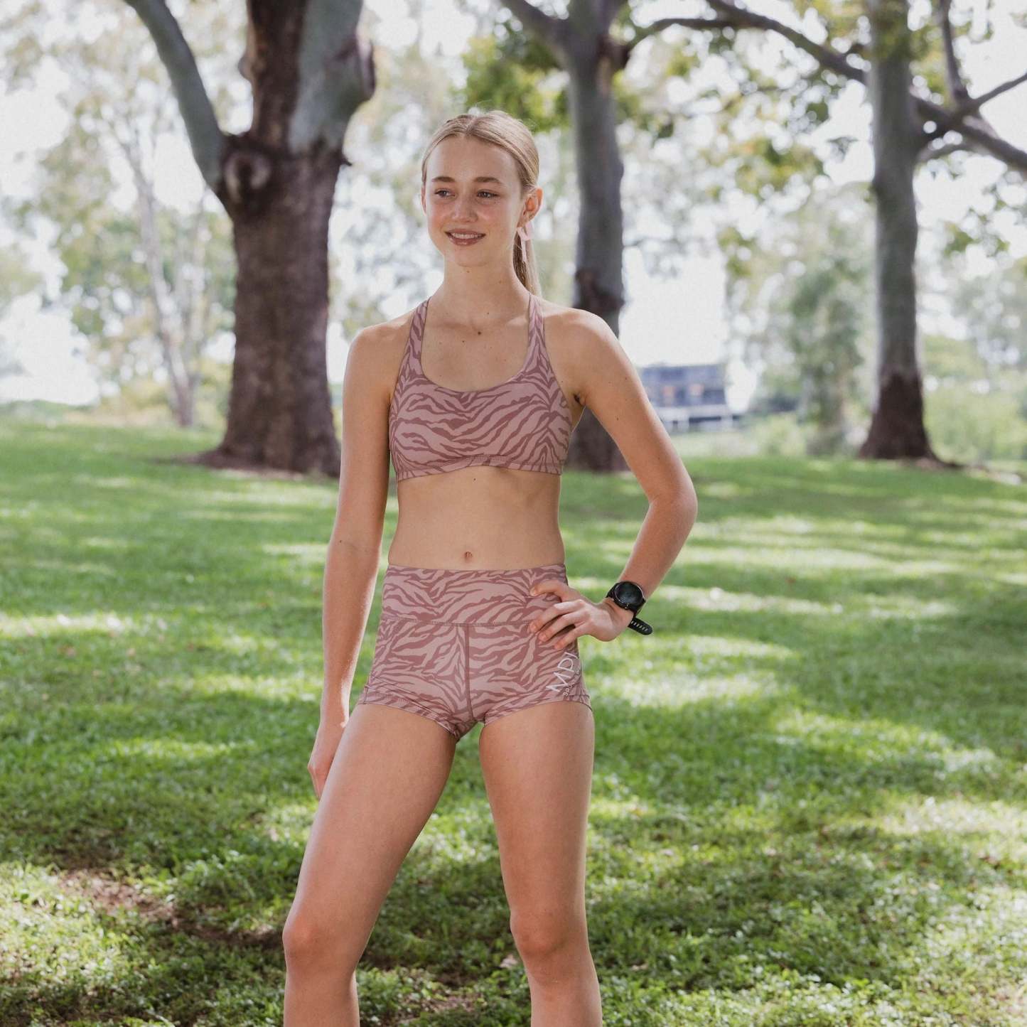 IMPI High Waist Bike Shorts - Africa