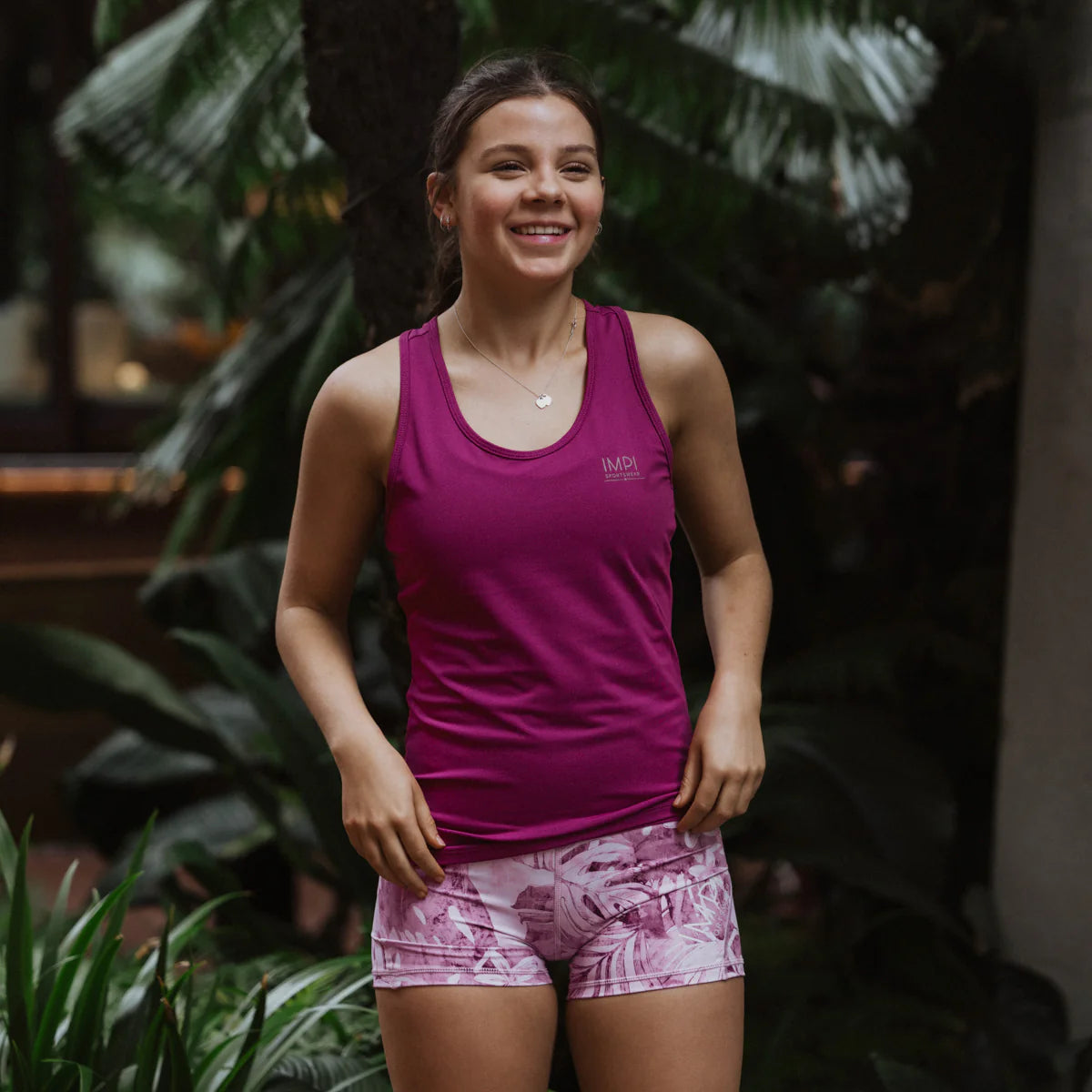 IMPI High Waist Bike Shorts - Retro Jungle