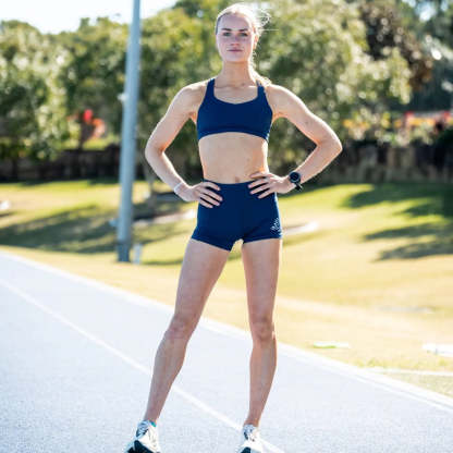 IMPI High Waist Bike Shorts - Navy