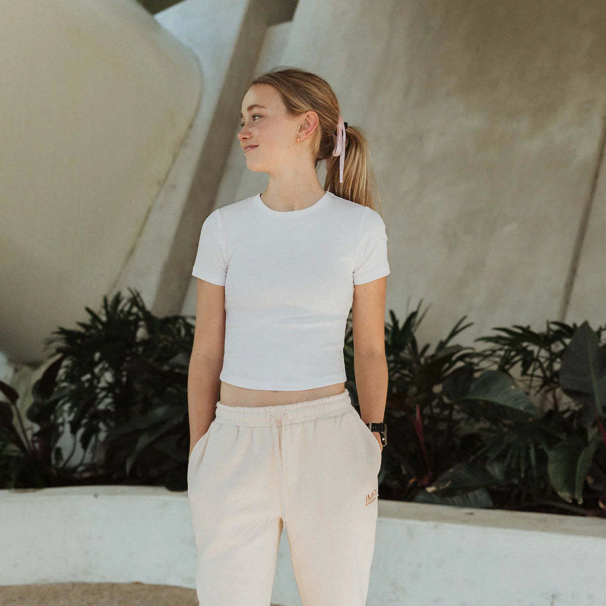 IMPI Fitted Cotton Tee — White