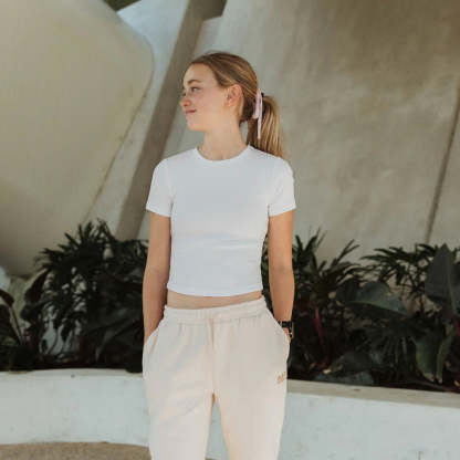 IMPI Fitted Cotton Tee — White