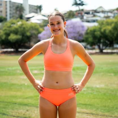 IMPI Racing Briefs - Neon Coral