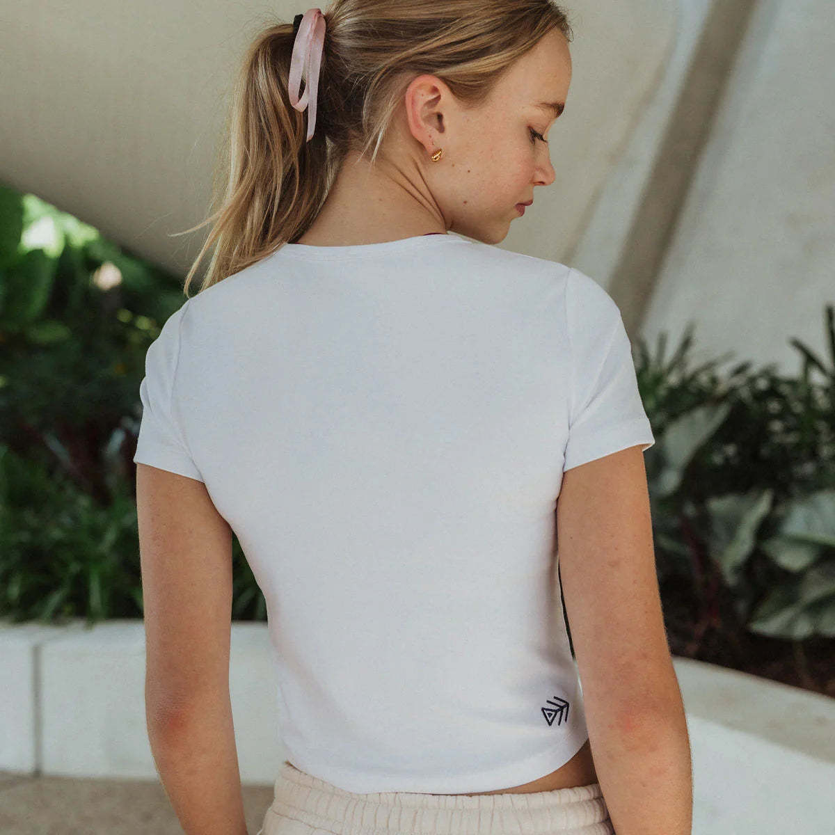 IMPI Fitted Cotton Tee — White