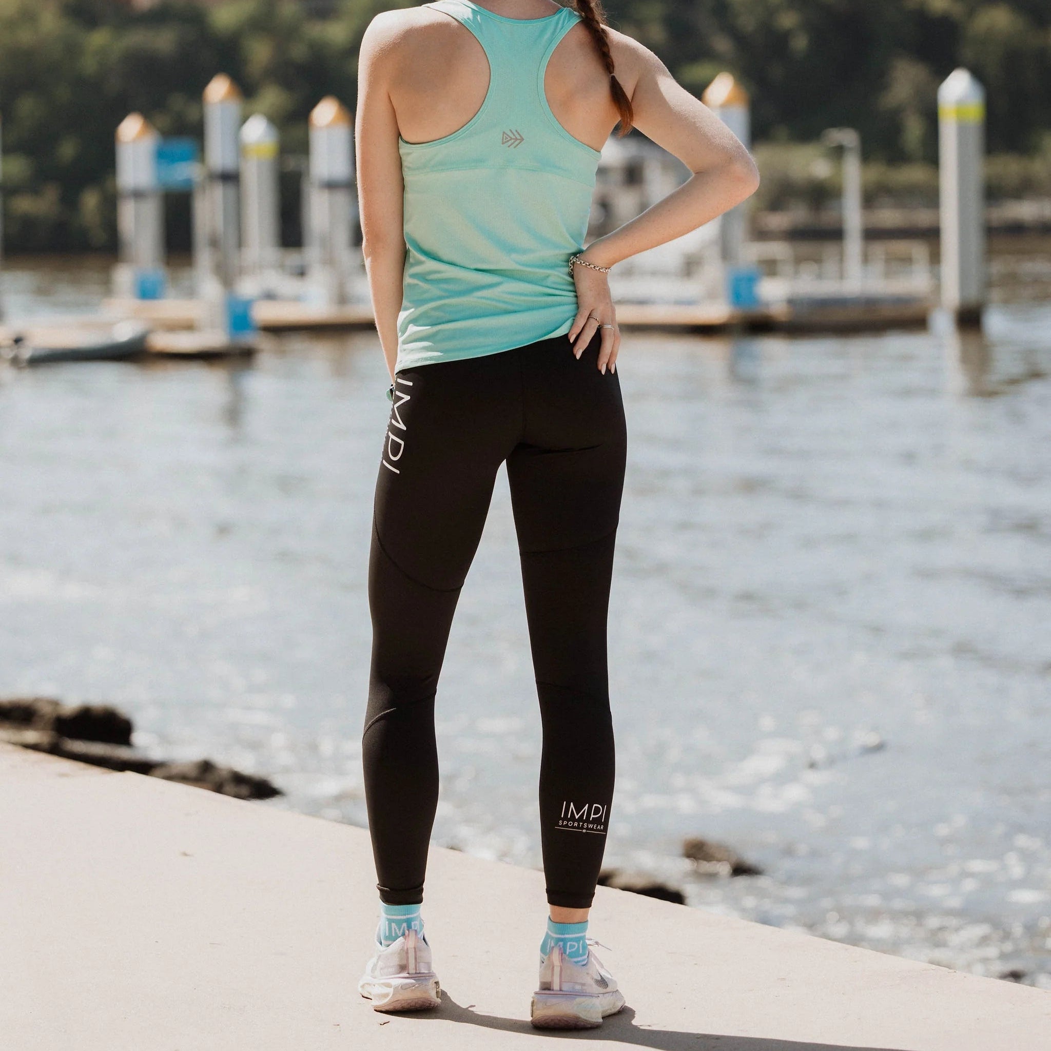 IMPI High Waisted Full Length Tights - Black