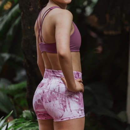 IMPI High Waist Bike Shorts - Retro Jungle