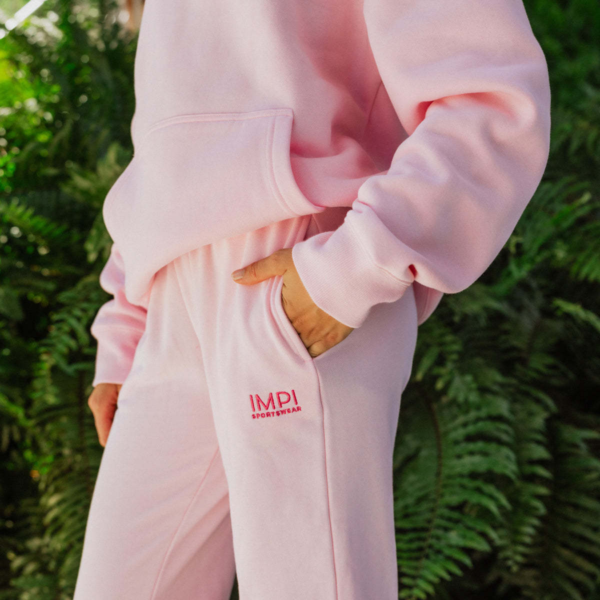 IMPI Wide Leg Track Pant - Sorbet Pink
