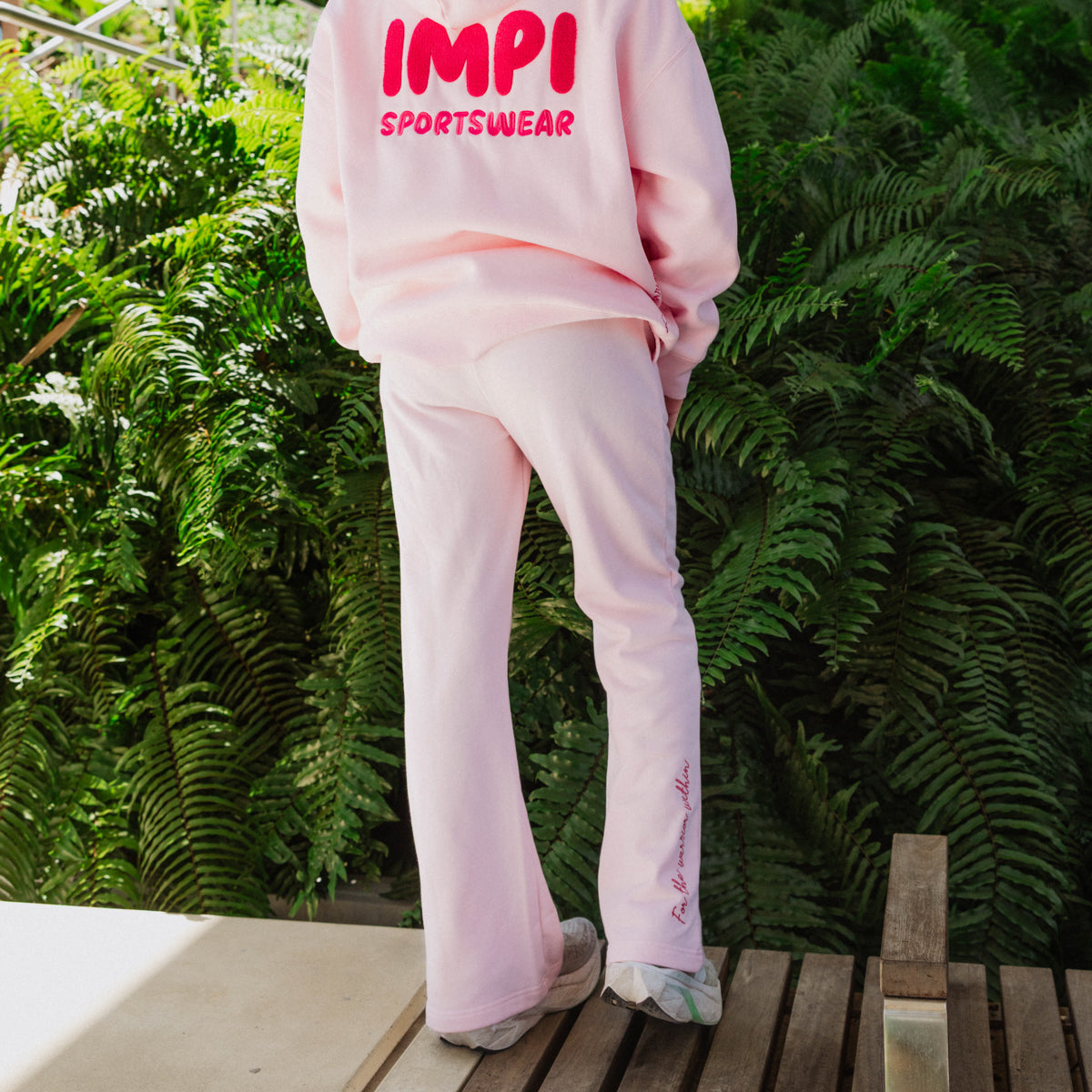 IMPI Wide Leg Track Pant - Sorbet Pink