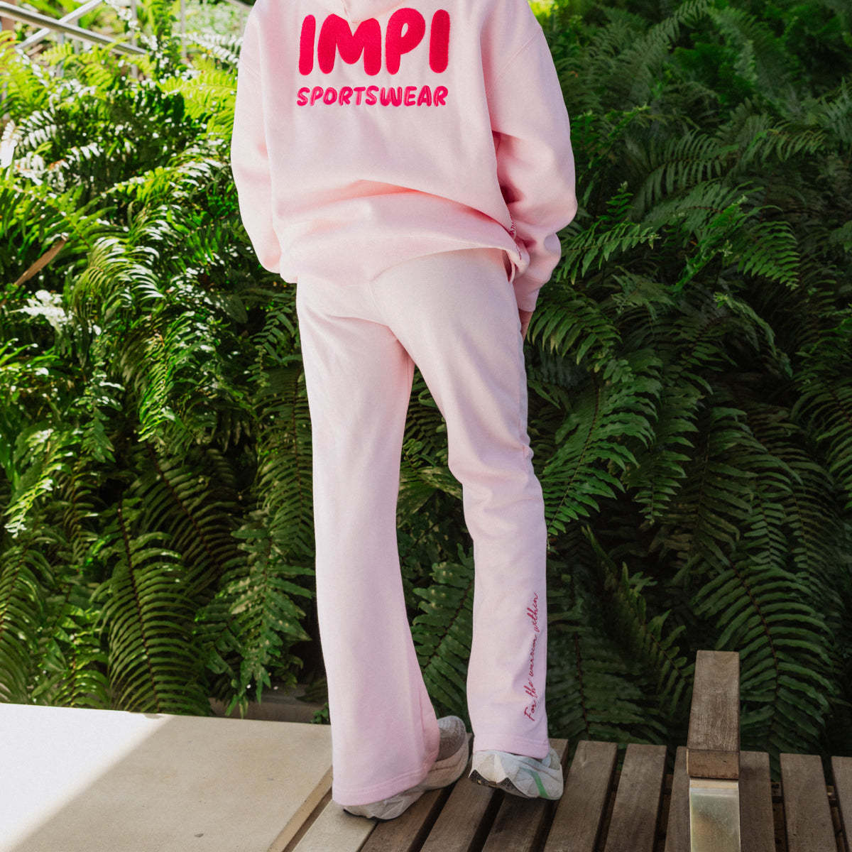IMPI Wide Leg Track Pant - Sorbet Pink