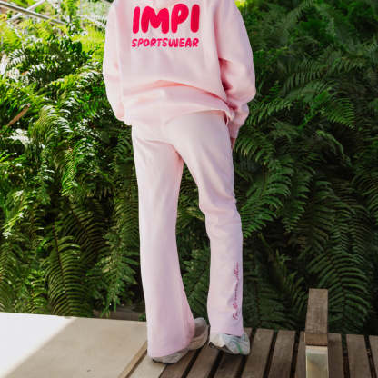 IMPI Wide Leg Track Pant - Sorbet Pink