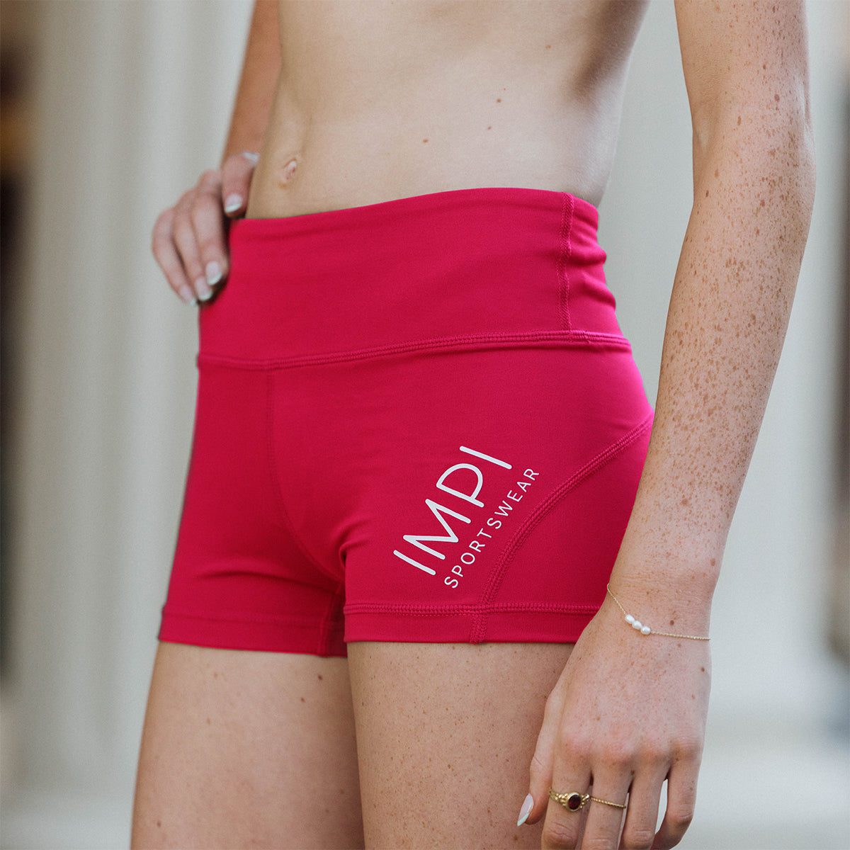 IMPI High Waist Bike Shorts - Watermelon
