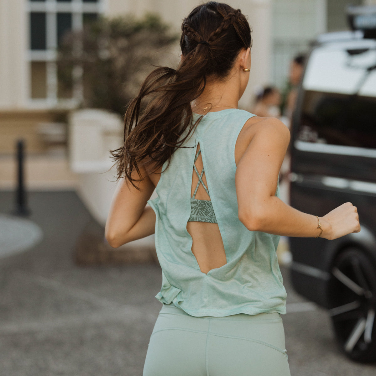 IMPI Open Back Running Singlet - Matcha
