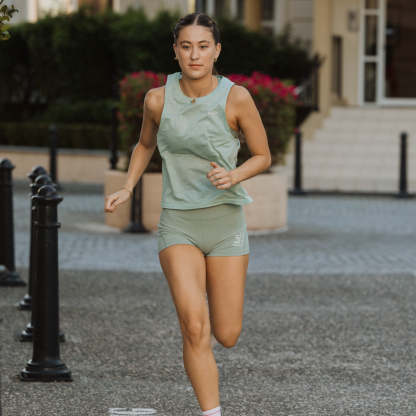 IMPI Open Back Running Singlet - Matcha