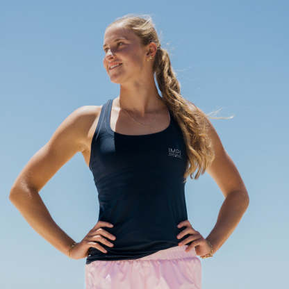 IMPI Seamless Running Singlet - Navy