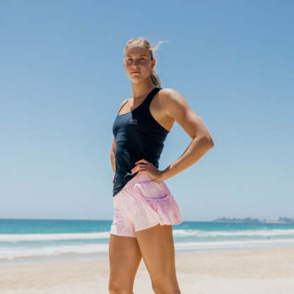 IMPI Seamless Running Singlet - Navy