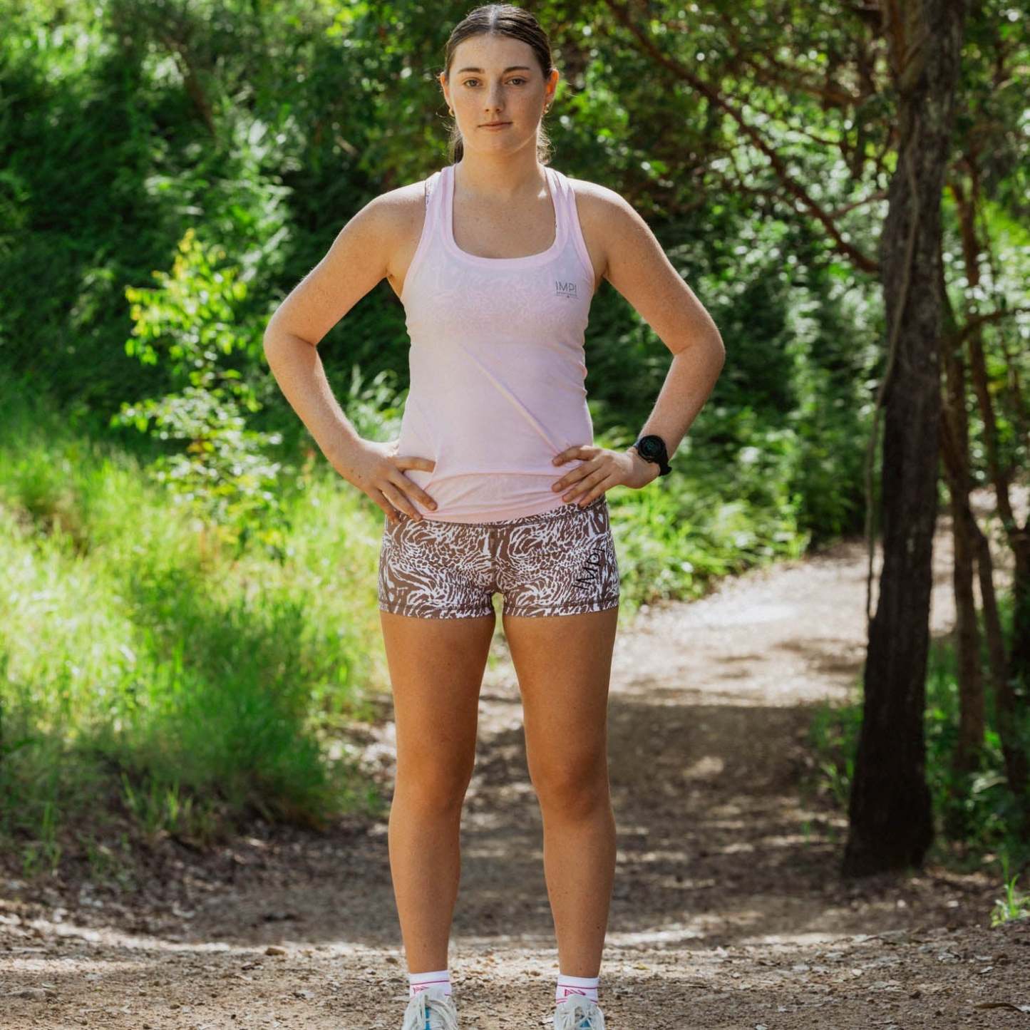 IMPI High Waist Bike Shorts - Natural Minx
